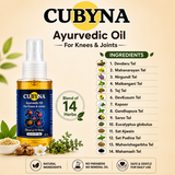 CUBYNA Daily Joint Care Ayurvedic Oil